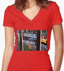 Stoke City Women's Fitted V-Neck T-Shirt