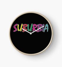 Suburbia Clock