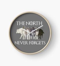 The north never forgets Clock
