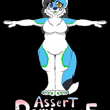 T Pose to Assert Dominance Sticker for Sale by lovelylavenderJ