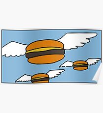 Heavenly Burgers Poster