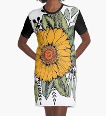 SUNFLOWER Graphic T-Shirt Dress