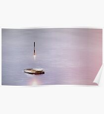 Falcon 9 Landung auf natürlich Ich liebe dich immer noch Poster