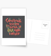 Love you Forever Postcards