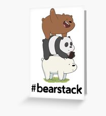 Bearstack Greeting Card