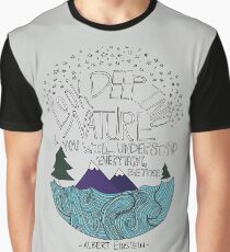 Einstein: Natur Grafik T-Shirt