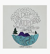 Einstein: Nature Photographic Print