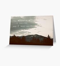 Muir: Mountain Greeting Card