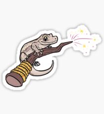 Tiny Wizard Gargoyle Gecko Sticker