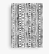 Ink Stripe Canvas Print