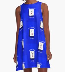 Lucky Seven "Mah Jongg Maven" #7 ~ Mah Jongg Series A-Line Dress