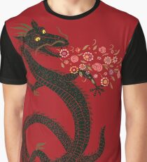 Dragon, Flower Breathing Graphic T-Shirt