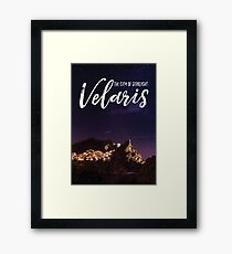 Velaris, die Stadt des Sternenlichts - ACOMAF Gerahmtes Wandbild