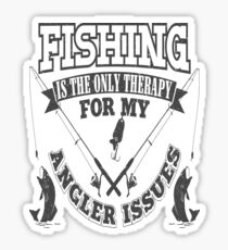 Fishing Angler Issues Sticker