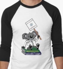 March for Science Australia – Koala, full color Men's Baseball ¾ T-Shirt