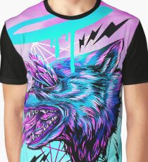 Crystal Wolf Graphic T-Shirt