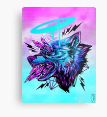 Crystal Wolf Metal Print