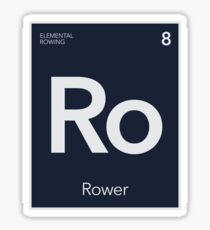 Elemental Rowing - Basic Rower Sticker