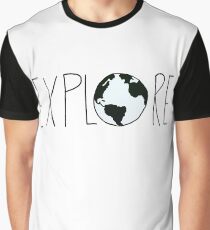 Erkunde den Globus Grafik T-Shirt
