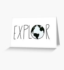 Explore the Globe Greeting Card