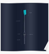 Oar Schematic Poster