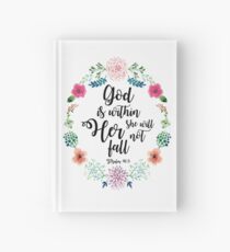 God is within her she will not fall Hardcover Journal