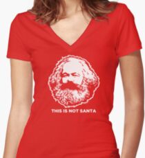 This Is Not Santa Women's Fitted V-Neck T-Shirt