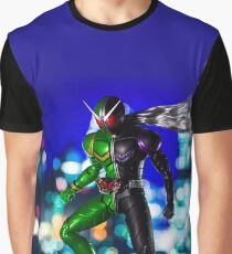 Camiseta gráfica Kamen Rider Double