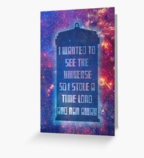 See the Universe Greeting Card