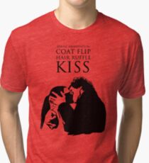 Sherlock and Molly Kiss Tri-blend T-Shirt