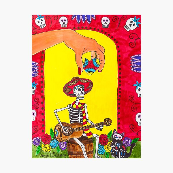 Dia de los Muertos - Song for the Soul - Day of the Dead Photographic Print