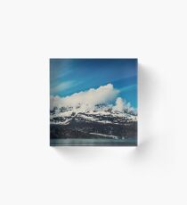 Alaska Mountain Acrylic Block