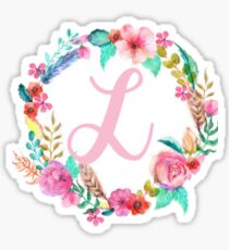 L Monogram Sticker