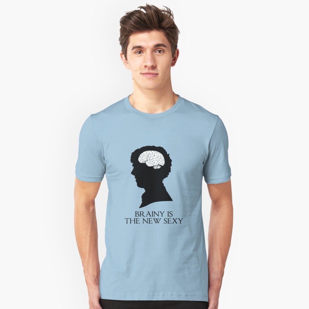 Brainy Is The New Sexy Slim Fit T-Shirt