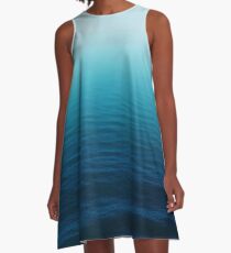 Deep Blue A-Line Dress