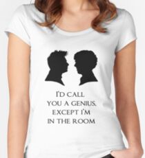 I'd Call You A Genius Women's Fitted Scoop T-Shirt