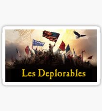 Les Deplorables Trump Sticker
