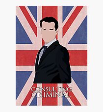 Consulting Criminal Photographic Print