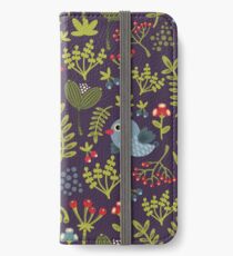 Folk birds iPhone Wallet/Case/Skin