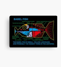 NDVH Babel Fish Canvas Print