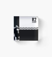 Dtone (black on white version) Acrylic Block