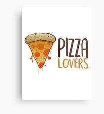 PIZZA LOVERS Metal Print