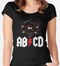 Animal Drummer - ACDC Women's Fitted Scoop T-Shirt