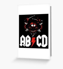 Animal Drummer - ACDC Greeting Card