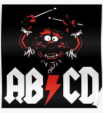 Animal Drummer - ACDC Poster