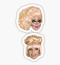 Katya & Trixie Floating Heads Sticker