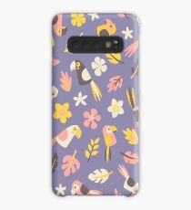Parrots in the jungle Case/Skin for Samsung Galaxy