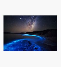 Milky Way Over Sea Sparkle Bay Photographic Print