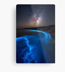 Milky Bioluminescence - 2nd Edition Metal Print