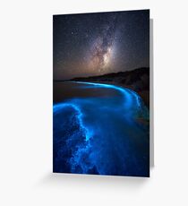 Milky Bioluminescence - 2nd Edition Greeting Card